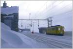 Wetterumschwung am Berninapass. Xe 4/4 9922 in Ospizio Bernina 2253m.
Aufnahme: ...