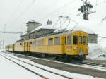 Jubil�um 100 Jahre Berninabahn.Der historische Zug der Berninabahn mit ABe ...