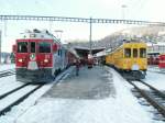  Unesco Lok ABe 4/4 III Nr.51 mit einem Zug nach ...