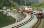 ABe 4/4 III N� 54 und 51 mit dem Regionalzug ...