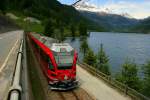 Die neuen Allegra-Triebz�ge machen sich naturgem�ss auch als Alleinfahrer ganz ...