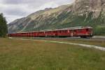 ABe 4/4 II 43 und ABe 4/4 II 47 befinden ...