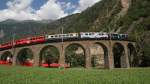 ABe 4/4 52 Brusio (100 Jahre Berninalinie) und ABe 4/4 ...