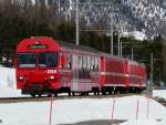 RhB - Regio von Scuol nach Pontresina unterwegs kurz vor ...