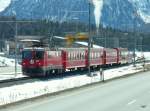 RhB - Schnappschuss von ...  Hp. Teutschmann 24.04.2010