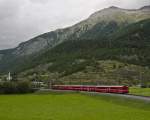 RhB Ge 4/4 I 604	 Calanda am 12. August 2010 bei ...