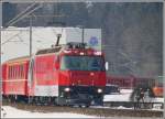 RE1033 nach Davos Platz bei Seewis-Valzeina mit Ge 4/4 III ...
