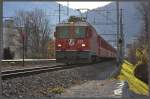 RE1237 mit Ge 4/4 ...  Herbert Graf 08.12.2011