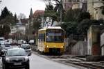 Die Zacke Wagen:1001 in Richtung Marienplatz (21.01.2012)  ...