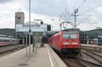 Ein Bild ohne Zukunft? 146 209-2 schiebt am 8.5.2010 einen ...
