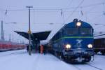 SU 46-011 steht am 02.01.2010 mit dem EC 340 (Krakow ...