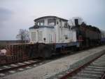 Die 242 der ehemaligen Scleppbahn Liesing kurz SL steht am ... Die 242 der ehemaligen Scleppbahn Liesing kurz SL steht am ...