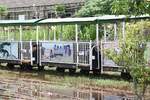 Auf dem Gelände der ehemaligen Zuckerfabrik befindet sich heute der Suantou Zhecheng Cultural Park. Unter anderem finden dort auf den umfangreichen Resten des 762mm Bahnnetzes regelmäßig Touristenfahrten mit DIEMA-Lokomotiven und, auf Lorenuntergestellen aufgebauten, Personenwagen statt. Im Bild einer dieser Personenwagen mit der Nummer 540517 am 04.Juni 2017 nahe der Endstelle dieser Fahrten.