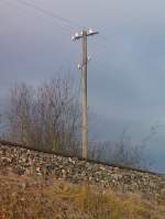 Telefonmast zwischen Neustadt Aisch ...  Julian 12.01.2012