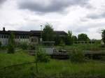 templin Das brach liegende Gel�nde des ehemaligen Bahnbetriebswerks Templin, am 04.07.2009.