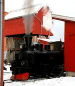Lok Nr.7 Prydz an der Bekohlungsanlage in S�rumsand; 06.12.2009  ...