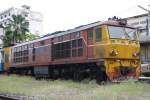 ALS 4135 (Co'Co', de, Alsthom, Bj.1974/75) am 26.Oktober 2010 im Bf. Nakhon Si Thammarat.

