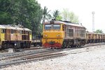 AHK 4213 (Co'Co', de, Henschel, Bj.1980, Fab.Nr. H-32458) am 24.Mai 2016 in Hat Yai auf der Fahrt vom Bahnhof ins Depot.