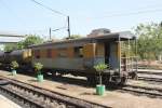 บ.พ.ห.50011 (บ.พ.ห.= B.B.V./Bogie Brake Van) am 15.Mai 2012 im Bf. Chachoengsao.

