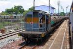 บ.พ.ห.51003 (บ.พ.ห.= B.B.V./Bogie Brake Van) am 21.Mai 2018 in der Uttaradit Station. 