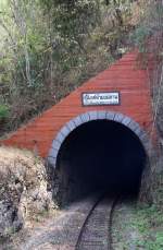 Nordportal des Huai Mae Lan Tunnel am 15.März 2012.