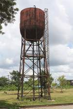 Im Gegensatz zur Drehscheibe wird der Wasserturm auch heute noch verwendet, Bf.