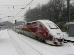 Gestrandeter Thalys 4346 in ...  JPB 02.02.2012