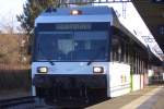 Thurbo Der GTW 2/6 mit 'Bauchsack' 224-7 in Kreuzlingen am 26.12.09.