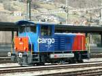 SBB Cargo,Rangierlok TM 2/2 Nr.232 225-3 am 18.03.10 in Landquart ...