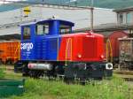 Tm 232 SBB - Tm 2/2 232 102-4 abgestellt im SBB G�terbahnhof von Biel/Bienne am 19.06.2010