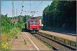 482 029 f�hrt mit einem Tankzug von Ingolstadt Richtung Norden. ...
