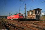 Bei Kaiserwetter am 15.04.07 fährt 143 070 mit dem RE ... Bei Kaiserwetter am 15.04.07 fährt 143 070 mit dem RE ...