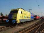 101 100-6 beim Bahntag ...  Stefan Barthel 21.09.2003