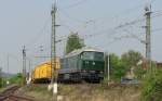 W232.07 vor Wiebe Gleisbauzug ...  Uwe Braig 29.04.2007