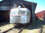 Scandia-schienenbusmotorwagen (ehem. LNJ Sm 13) der NSJV (www.veterantoget.dk). Gr�sted.  ...