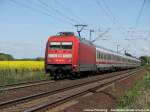 101 144 mit IC142 nach Amsterdam. Die Aufnahme entstand am ... 101 144 mit IC142 nach Amsterdam. Die Aufnahme entstand am ...