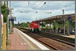 294 806 f�hrt nach dem Zustellen von G�terwaggons in D�lmen, ...