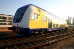 Doppelstock-Steuerwagen ( Probefahrt Bombardier ), Railmotive G�rlitz am 27.04.2007  ...