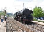 BR 01 159 rangiert im Bahnhof St.Georgen zum letzen Mal.Aufegnommen ...