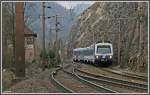 4020 kurz vor der Einfahrt in Bahnhof Breitenstein, aufgenommen am ...