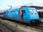 Br 101 016 Unicef steht am 19.05.07 mit dem EC ... Br 101 016 Unicef steht am 19.05.07 mit dem EC ...
