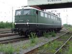 E50 091 am 19.5.2007 in Koblenz-L�tzel  ...