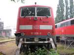 BR 111 008-9 steht im BW D�sseldorf  ...