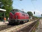 221 135 in Rosenheim bei der Fahrzeugschau zur 150-Jahrfeier der ... 221 135 in Rosenheim bei der Fahrzeugschau zur 150-Jahrfeier der ...