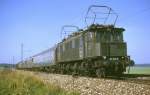 117 103 vor Personenzug Richtung Augsburg bei Kutzenhausen. 11.9.1974 ... 117 103 vor Personenzug Richtung Augsburg bei Kutzenhausen. 11.9.1974 ...