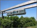 Der D�sseldorfer Skytrain, unterwegs ...  Thomas Schmidt 16.06.2007