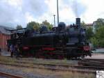 BR 94 1538 im ehemaligen Bahnbetriebswerk in Sonneberg / Th�ringen. ...