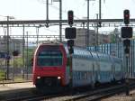 SBB - S-Bahn Doppelstock Pendel bei der Einfahrt in den ...