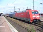 Diese BR 101 mit der Werbeaufschrift PEP(SI) steht mit dem ...