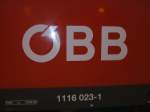 Original �BB von Taurus 1116 023-1 in Bochum Hbf.  ...
